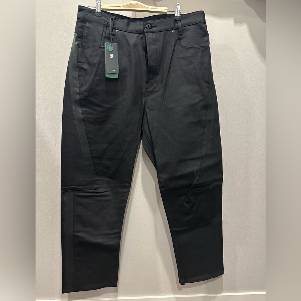 G-STAR Black C-Stag Boyfriend Crop Jean size 30